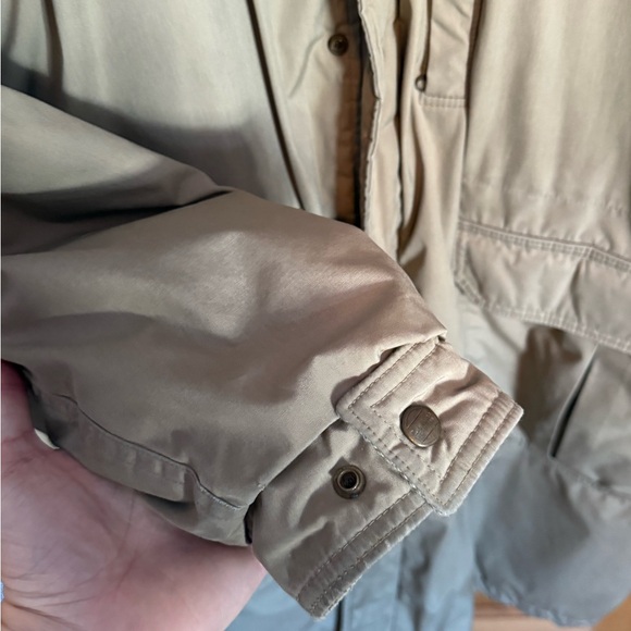 Vintage L.L. Bean Men's Wool Lined Trench Coat - Picture 6 of 8